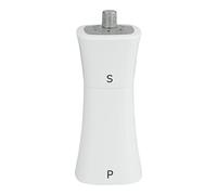 Grunwerg SP-9174WT - Salina e macinapepe 2 in 1, plastica, bianco