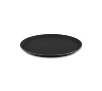 Grunwerg Vassoio rotondo antiscivolo in plastica super gommata, diametro 35 cm, nero