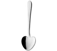 Grunwerg Windsor Carded 2 pezzi Cucchiai da dessert a forma di cuore, acciaio inossidabile 18/0