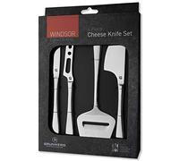 Grunwerg Windsor Carded Set di coltelli per formaggio, acciaio inossidabile 18/0