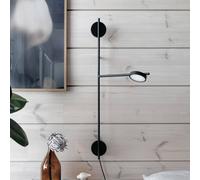 GRUPA Igram Applique a LED a 2 luci nere GRUPA