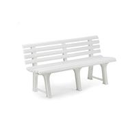 GRUPO EDM Panca da giardino colore bianco