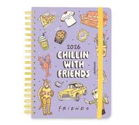 Grupo Erik 2026 Diary A5 Week To View - Friends TV Show Gifts | A5 Weekly Planner 2026 With Diary Stickers, Pocket, Bookmarks, January 2026 - December 2026 | Friends Merchandise