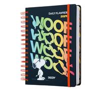Grupo Erik: Agenda Giornaliera 2024 Snoopy, Agenda A5 giornaliera 2024, 14,8 x 21 cm, con 12 mesi da Gennaio a Dicembre 2024, ideale come Agenda Snoopy 2024 o Diario Snoopy