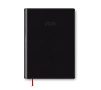 Grupo Erik Agenda Settimanale 2026 A4 in Italiano - Agenda Appuntamenti 2026 Lavoro : Intervalli di 30 minuti e Spazio Note, Copertina Morbida Nero (Dic. 2025 a Genn. 2026)