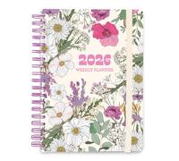 Grupo Erik Agenda Settimanale 2026 A5 Blumen - Agenda 2026 Anelli, Life planner : Copertina Rigida │ Include Stickers e Illustrazioni