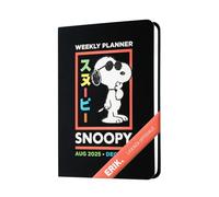 Grupo Erik Agenda Snoopy 2026 Settimanale Piccola - Agenda 2026, Planner e Agende: Copertina Rigida | Include Stickers e Segnalibro (17 mesi)