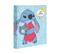 Grupo Erik: Album fotografico autoadesivo Disney Stitch | Album foto 16 x 16 cm, con 24 pagine e spazio per note, Album foto adesivo, Album foto per polaroid, Album foto ricordo personalizzato