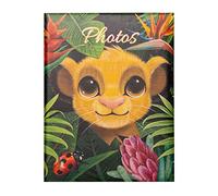 Grupo Erik: Album fotografico Disney Il Re Leone piccolo| foto 10x15, 100 tasche e copertina rigida, per foto ricordo, 1 foto per pagina