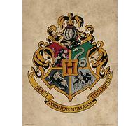 Grupo Erik - Art Print 30X40 CM Harry Potter Hogwarts Crest, Multicolore, 30x40