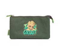 Grupo Erik: Astuccio Marvel Groot | Astuccio personalizzato di Groot, Astuccio Scuola 3 scomparti e cerniera, ideale come astuccio marvel o astuccio portapenne 3 scomparti