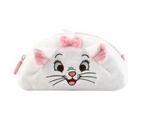 Grupo Erik: Astuccio Scuola in tessuto felpato Minou Aristogatti- astuccio peluche Bonjour Marie, Astuccio Morbido Disney bambina Con Cerniera