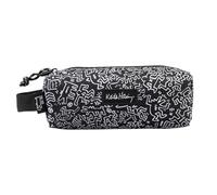 Grupo Erik: Astuccio Rettangolare Keith Haring | Astuccio Scuola Artistico, Design Iconico, Poliestere/Porta Penne per Studenti e Creativi