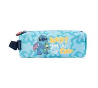 Grupo Erik: Astuccio Disney Azzurro Stitch | Astuccio Portapenne personalizzato di Stitch, Astuccio portapenne con cerniera, ideale come Astuccio Stitch con zip, Stitch Gadget