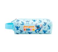 Grupo Erik Astuccio Stitch Waves - Astuccio Scuola Piccolo Portapenne con Cerniera e Manico | Back to School: Cancelleria Bambina e Bambino, Lilo e Stitch Gadget (21 x 7 x 7 cm)