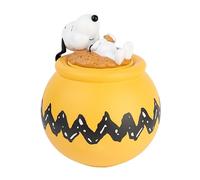 Grupo Erik: Biscottiera di Snoopy | Portabiscotti ermetico di Peanuts in dolomite, 20,5 x 20,5 x 24,6 cm, con coperchio 3D, ideale come Accessori Snoopy Gadget