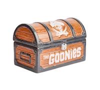 Grupo Erik: Biscottiera Scrigno del Tesoro - The Goonies | Portabiscotti dei Goonies in dolomite dipinto a mano, 20 x 12 x 13,5 cm, Goonies Gadget, Accessori Goonies