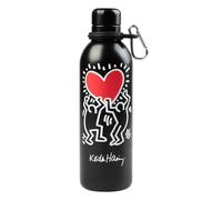 GRUPO ERIK: BORRACCIA TERMICA 500ML KEITH HARING| BORRACCIA IN ACCIAIO INOX - BOTTIGLIA PER L'ACQUA, IDEALE COME REGALO