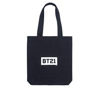 Grupo Erik Borsa shopper cotone BT21, borsa riutilizzabile per la spesa, 39x37 cm