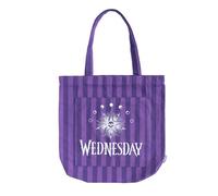 Grupo Erik: Tote Bag Mercoledì Addams | Borsa Mercoledì Addams, Borsa Shopper personalizzata 40 x 42 cm, Borsa riutilizzabile in cotone, Mercoledì Addams gadget
