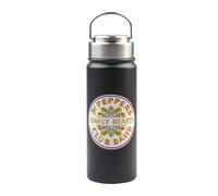 Grupo Erik: Bottiglia termica 550 ml The Beatles | Borraccia termica a doppia parete in acciaio inox, chiusura ermetica e manico, BPA free, ideale come i Beatles gadget ufficiali
