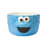 Grupo Erik: Bowl Sesame Street | Tazza Colazione Grande di Cookie Monster in dolomite, 1100 ml, 15 x 17 x 10 cm, ideale come Cookie Monster Gadget