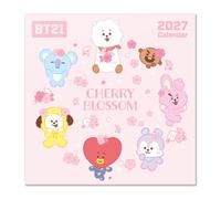 Grupo Erik BT21 Calendario 2027 da Muro - Calendario da Parete 30x30 cm