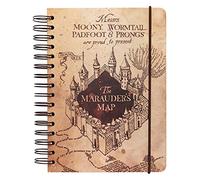Grupo Erik: Bullet Journal Harry Potter - Mappa del Malandrino | Quaderno A5 ad anelli 180 pagine con copertina rigida,chiusura elastica, pagine puntinate, ideale per appunti o journaling