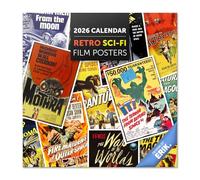 Grupo Erik: Calendario 2026 da Muro Classici Fantascienza | Calendario Mensile 2026-30x30cm, Planner 2026 - Mensile da Parete