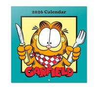Grupo Erik: Calendario 2026 da Muro Garfield | Calendario geniale 2026-30x30cm, Planner 2026 - Mensile da Parete Gatti