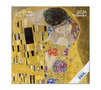 Grupo Erik: Calendario 2026 da Muro Gustav Klimt | Calendario Mensile 2026-30x30cm, Planner 2026 - Mensile da Parete