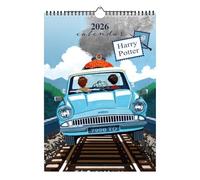 Grupo Erik: Calendario 2026 da Muro Harry Potter | Calendario A3 2026 da Parete 29,7x42cm | Harry Potter gadget, Cancelleria Harry Potter