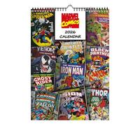 Grupo Erik: Calendario 2026 da Muro Marvel Gadget | Calendario geniale 2026 A3 42 x 29,7 cm, Planner 2026 - Mensile da Parete cancelleria regali supereroi marvel personaggi must have