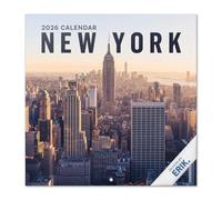 Grupo Erik: Calendario 2026 da Muro New York | Calendario Mensile 2026-30x30cm, Planner 2026 - Mensile da Parete