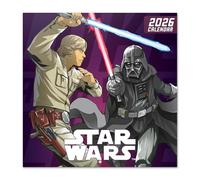 Grupo Erik Calendario 2026 da Muro Star Wars Gadget | Calendario geniale 2026-30x30cm + Poster da parete in Regalo (Star Wars Poster), Planner 2026 - Mensile da Parete