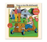 Grupo Erik: Calendario 2026 da Muro Steven Rhodes | Calendario Mensile 2026-30x30cm, Planner 2026 - Mensile da Parete