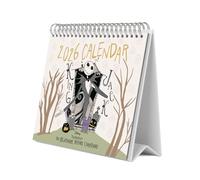 Grupo Erik Calendario da Tavolo 2026 Nightmare Before Christmas - Calendario da Scrivania 2026 per Ufficio e Casa: Da Gennaio a Dicembre 2026, Spazio per Note e Appuntamenti (18x20 cm)