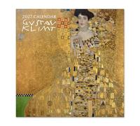 Grupo Erik Calendario 2027 da Muro Gustav Klimt - Calendario da Parete | 30x30 cm, con Spazio per Appunti, 16 Mesi, 6 Lingue, Busta in Cartoncino