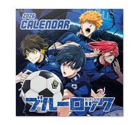 Grupo Erik: Calendario Blue Lock 2026 da Muro, 12 mesi, 30x30cm FSC + Poster in Regalo, Calendario Anime 2026