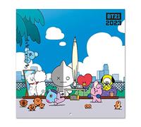 Grupo Erik Calendario da Parete Incluso Poster Regalo - 12 Mesi, Calendario da Parete FSC 2023, Calendario da Ufficio 2023, Calendario Kawaii 2023, Calendario BTS 2023, Calendario 2023, 30 x 30 cm