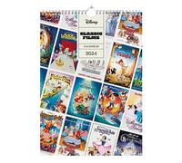 Grupo Erik: Calendario Disney Classic Film 2024, Calendario A3 2024 da Parete, 12 mesi, 29,7x42cm FSC®, ideale come Calendario 2024 da Muro, Calendario famiglia 2024, Disney gadget 2024
