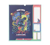 Grupo Erik: Calendario Famiglia 2026 Disney Stitch| Calendario Stitch 2026 da muro con 4 colonne, 30x34cm, da Settembre 2026 a Dicembre 2026 con To Do List, stickers e penna inclusa
