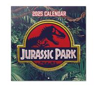 Grupo Erik: Calendario Jurassic Park 2025 da Muro, 12 mesi, 30x30cm FSC® + Poster in Regalo, Calendario 2025 da parete, Calendario Famiglia 2025, Calendario 2025 Ragazzo