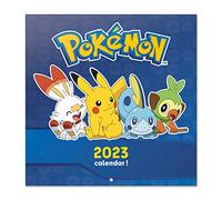 Grupo Erik Calendario Pokemon 2023 da Muro + Poster Regalo incluso - 12 mesi, 30x30 cm, FSC - ottimo come calendario 2023 da parete, calendario famiglia 2023, calendario bambini 2023