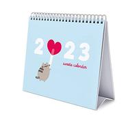 Grupo Erik Calendario Pusheen 2023 da Tavolo - Calendario Scrivania 2023, 12 Mesi e Planner Annuale 2024, 17x20 cm, FSC, Ottimo Come Calendario 2023 da Tavolo, Calendario Ufficio 2023, Pusheen Gadget