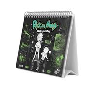 Grupo Erik: Calendario Rick e Morty 2025 da Tavolo - Calendario da Scrivania 2025, 12 mesi, 18x20 cm FSC®, Calendario da Tavolo 2025, Rick e Morty Gadget