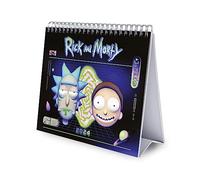 Grupo Erik: Calendario Rick & Morty 2024 da Tavolo - Calendario Scrivania 2024, 12 mesi + Planner annuale 2025, 18x20 cm FSC®, calendario rick e morty 2024, rick and morty gadget
