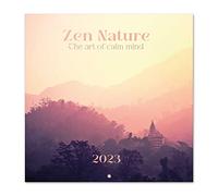 Grupo Erik Calendario Zen Nature 2023 da Muro - 12 mesi + 4 in omaggio, 30x30 cm, FSC - ottimo come calendario 2023 da parete, calendario ufficio 2023, calendario casa 2023, calendario natura 2023