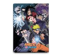 Grupo Erik Cartellina Portadocumenti A4 Naruto Shippuden - Cartella Portadocumenti Rigida Espandibile a 3 Lembi con Elastico in Cartone | Cancelleria Scuola, Naruto Manga