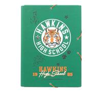 Grupo Erik: Cartellina rigida Stranger Things | Cartella portadocumenti A4 espandibile, 34 x 24,5 cm, Cartella a 3 lembi con elastico, Cartelletta Porta Documenti in cartone